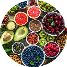 Healthy food. Part of Systema's IBD coaching plans