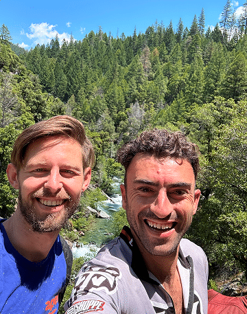 As college sophomores, Austin introduced Andrew to the concept of neuroplasticity and it changed Andrew's life forever. Here they are mountain biking 15 years later in the Sierra mountains of California.